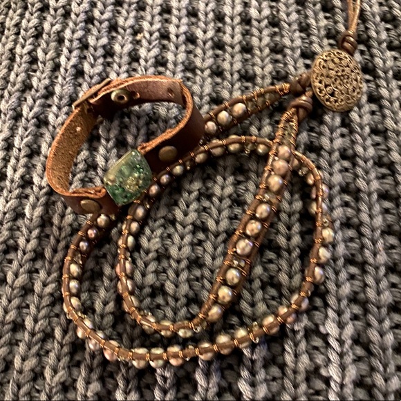 Jewelry - 2 bracelets- like new!! CUTE COMBO🤎